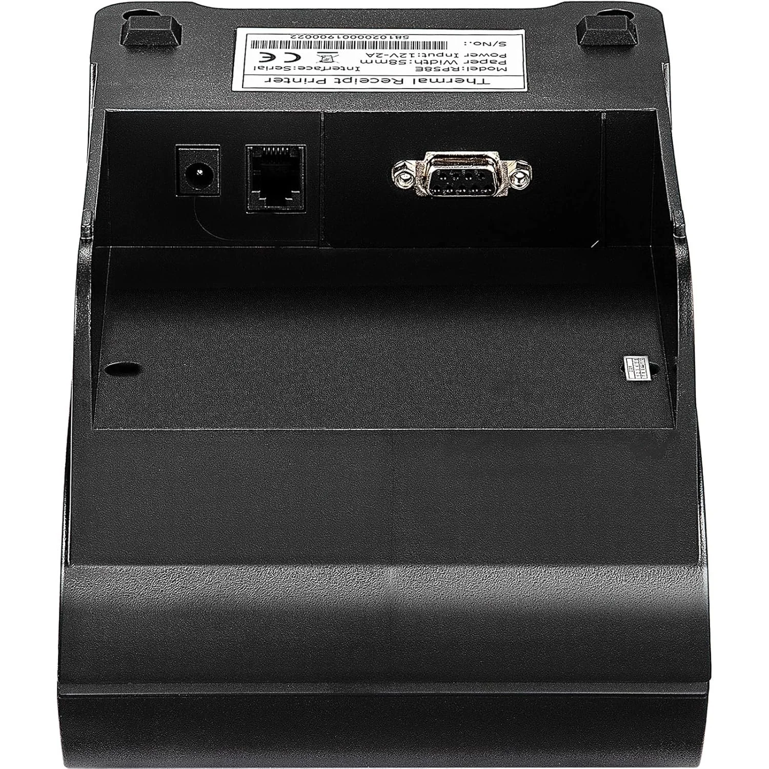 Чековий принтер VEVOR RP58E / Ширина чека 58 мм / Термодрук / USB, Bluetooth, Ethernet / 90 мм/с / ESC/POS / Чорний, фото №4