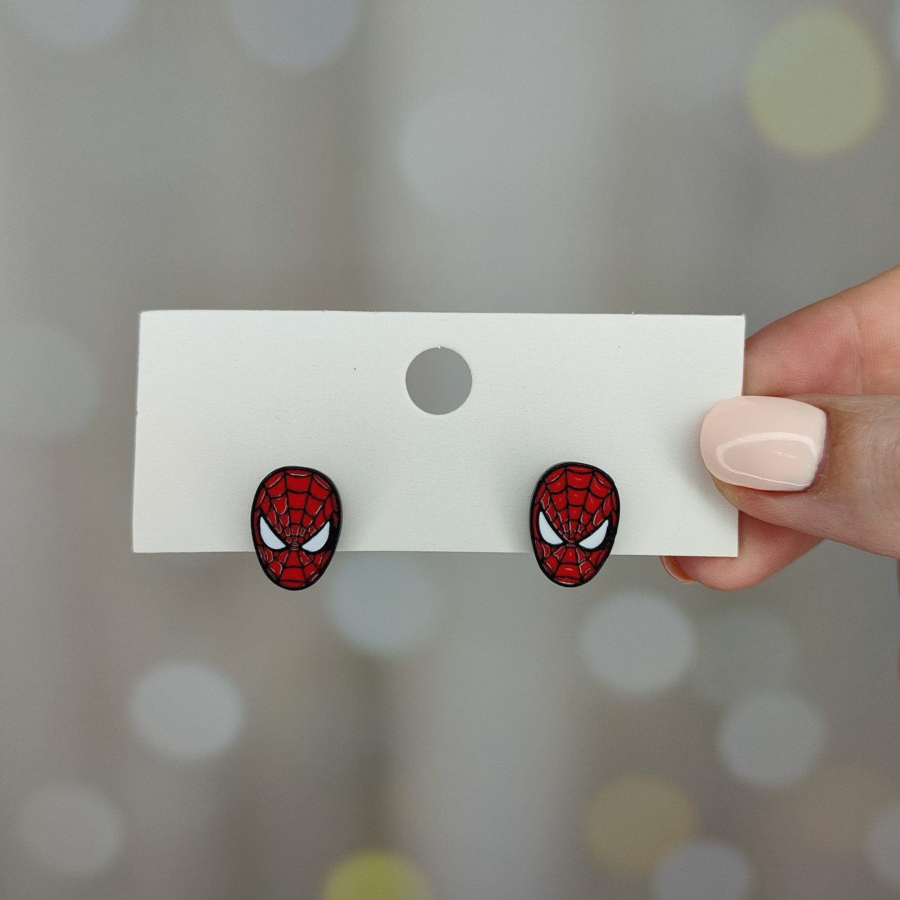 Сережки с супергероями Spider-Man Человек-паук Marvel Comics, фото №2