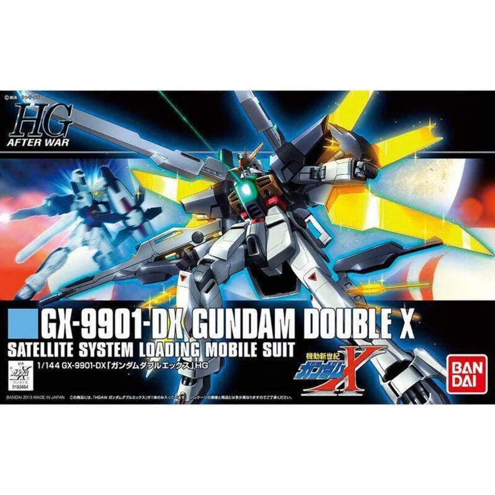Складана модель Bandai HGAW 1/144 GX-9901-DX Gundam Double X Mobile Gundam New Siglo X No Colour, фото №3