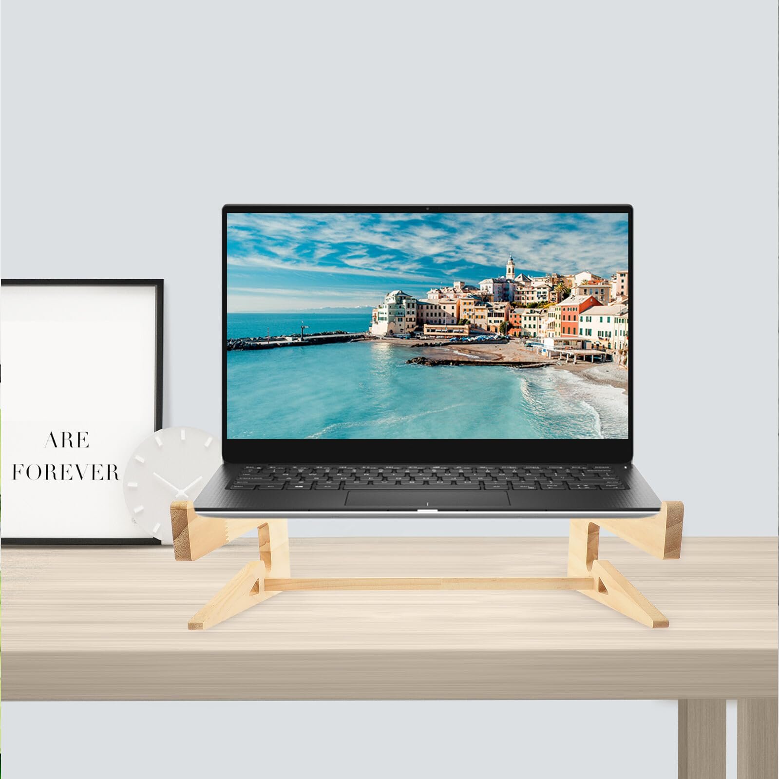 Регулируемая Подставка для Ноутбука BESPORTBLE Деревянная Эргономичная, фото №3