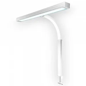 Настільна лампа Neatfi Slim Modern LED Із затискачем 3000 лм 3000K-6500K Регульована яскравість 5 рівнів яскравості 5 режимів 71 см Біла - Фото 1