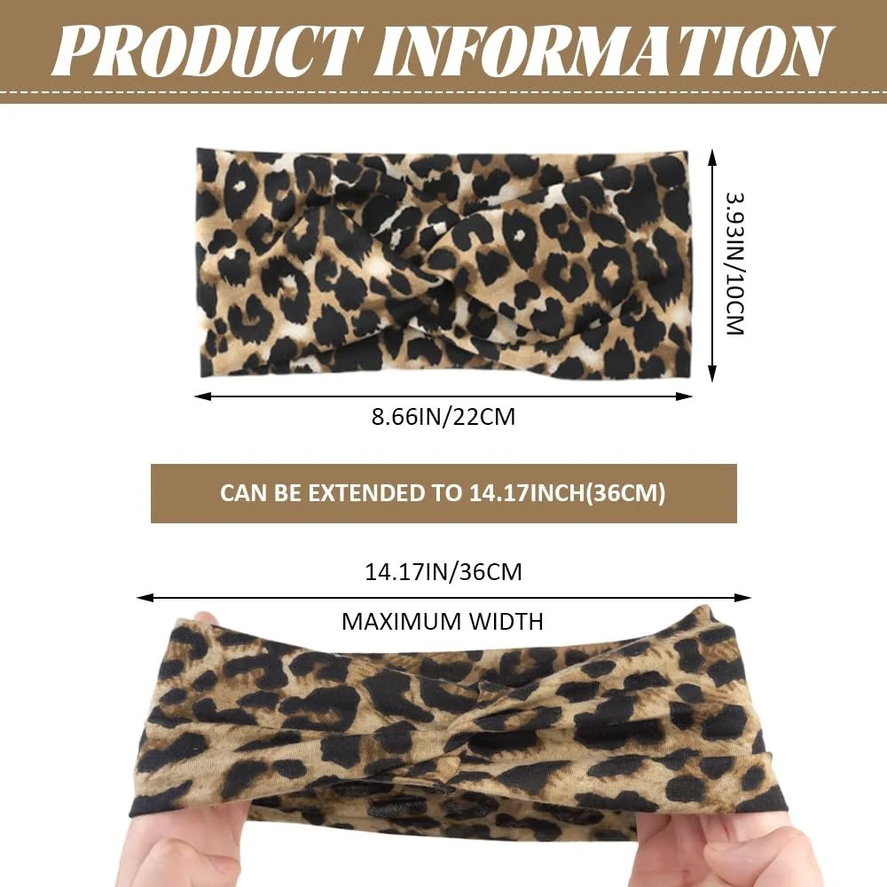 Набір пов'язок на голову 6 штук, фото №2