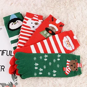 Шкарпетки з п'ятьма пальцями Unisex Бавовняні synthetic.ua - Фото 1