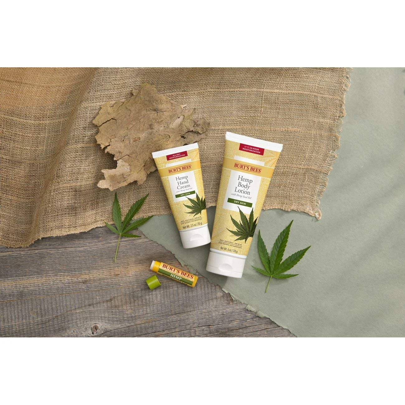 Лосьйон для тіла Burt's Bees Hemp з олією насіння конопель для сухої шкіри, 1 тюбик 170 г, фото №5