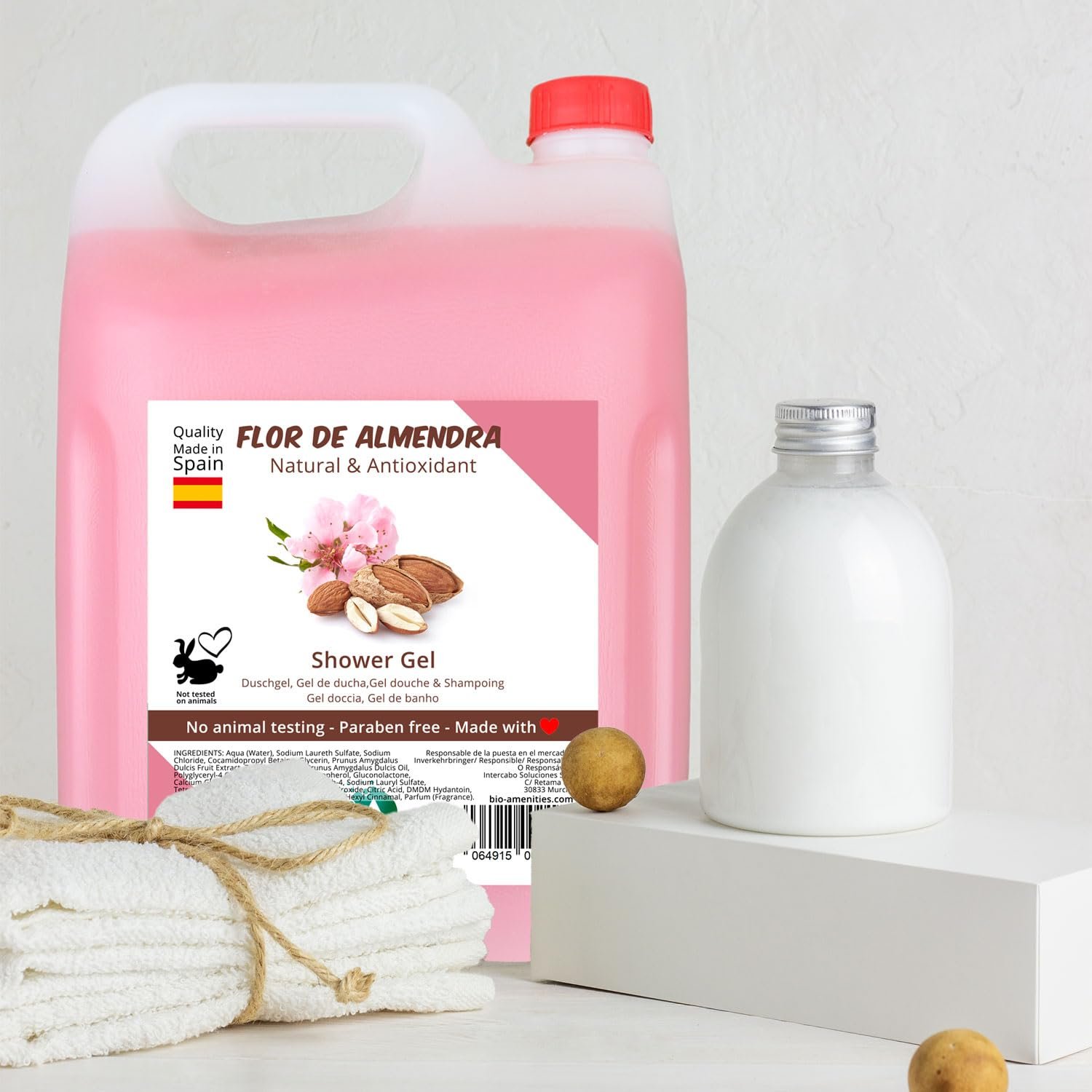 Гель для душа Канистра 5 л Миндаль увлажняющий, фото №6