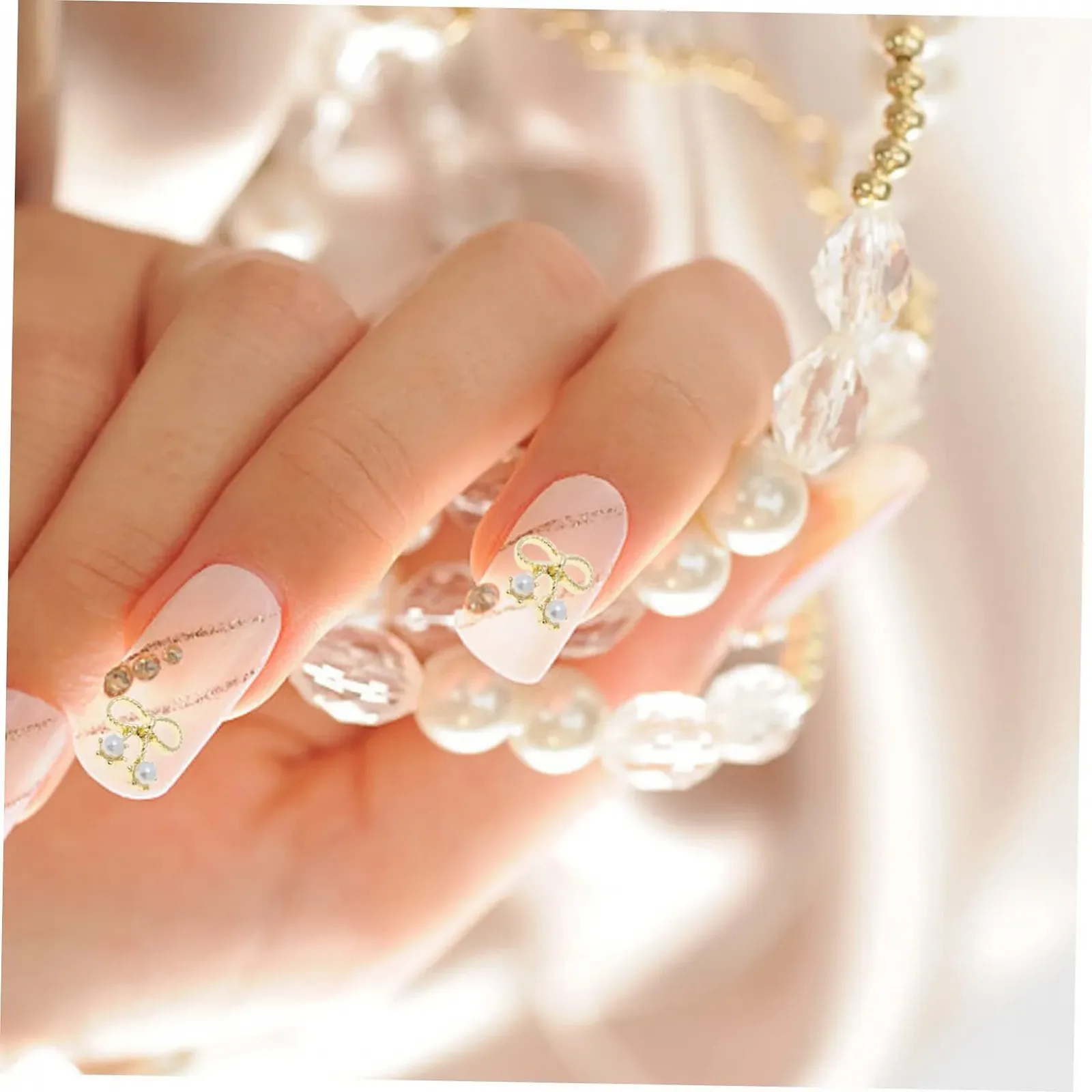 Украшения для маникюра Бантики Healeved, 20 шт., фото №5