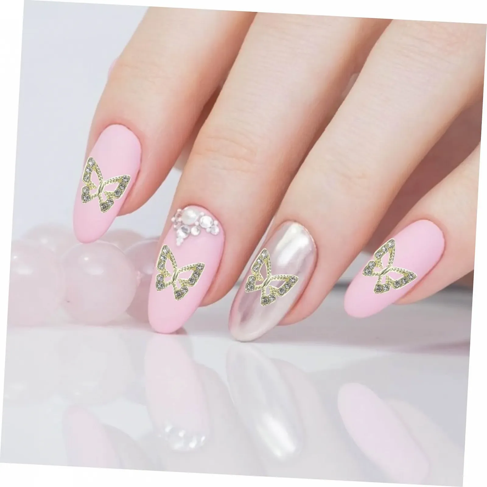 Украшения для ногтей Бабочки Healeved, 20 шт., фото №8