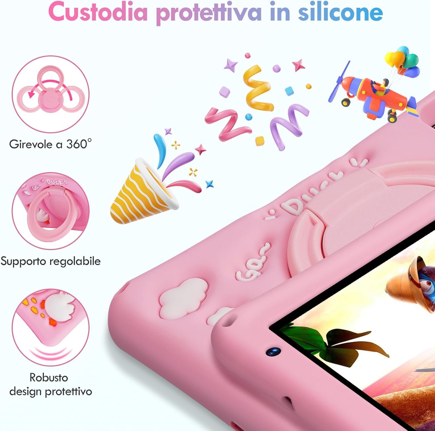 Планшет 7" BISAIKASOW M102 8/64ГБ Android 13 Серый, фото №3
