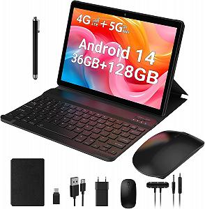 Планшет 10.1" Full HD TIGERFU M820 12+24/128Gb 4G 2-SIM 8 ядер Android 14 8000 mAh Серый - Фото 1