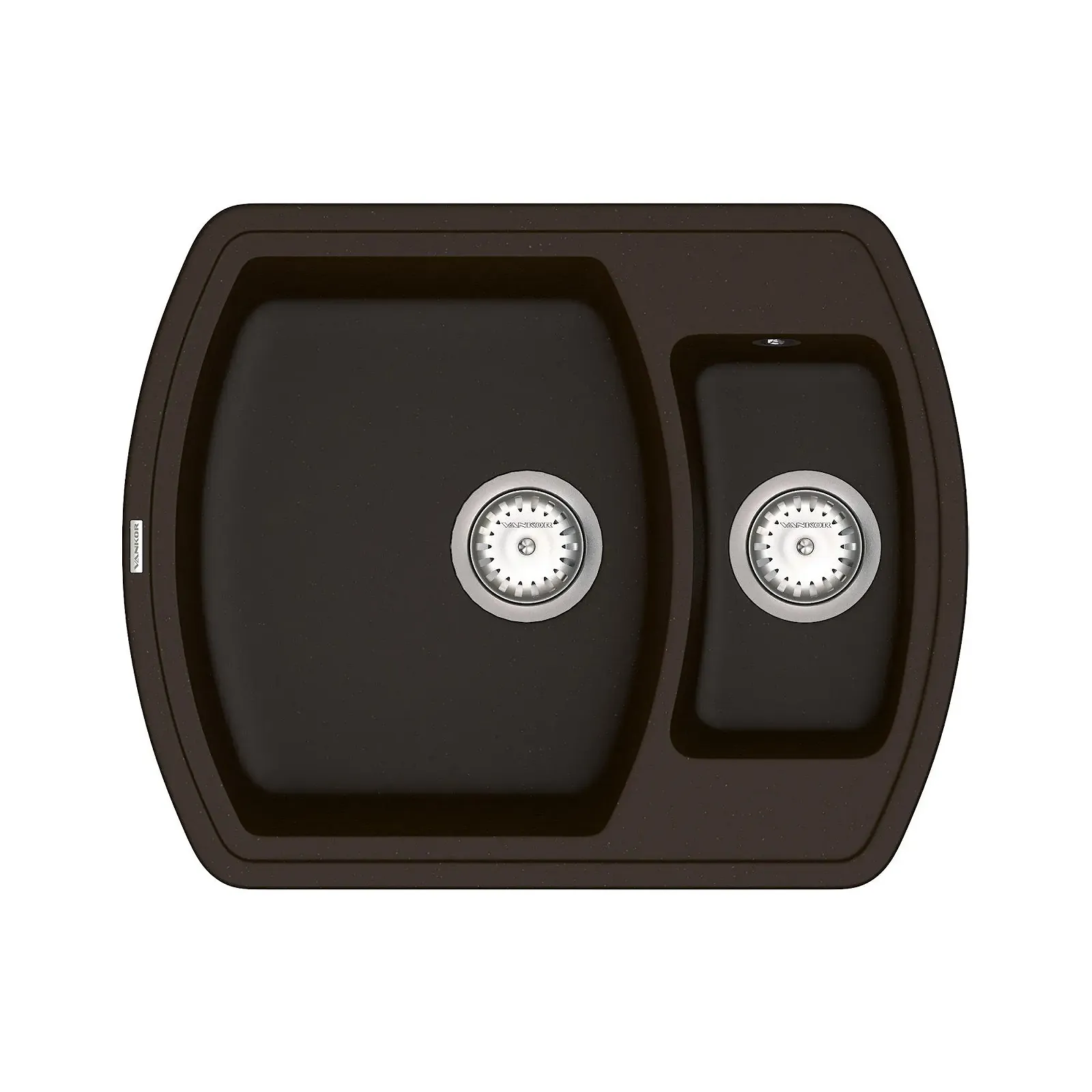 Кухонная Мойка Vankor Norton Nmp 03.63 Chocolate Сифон, фото №1 Кухонная Мойка Vankor Norton Nmp 03.63 Chocolate Сифон, фото №1
