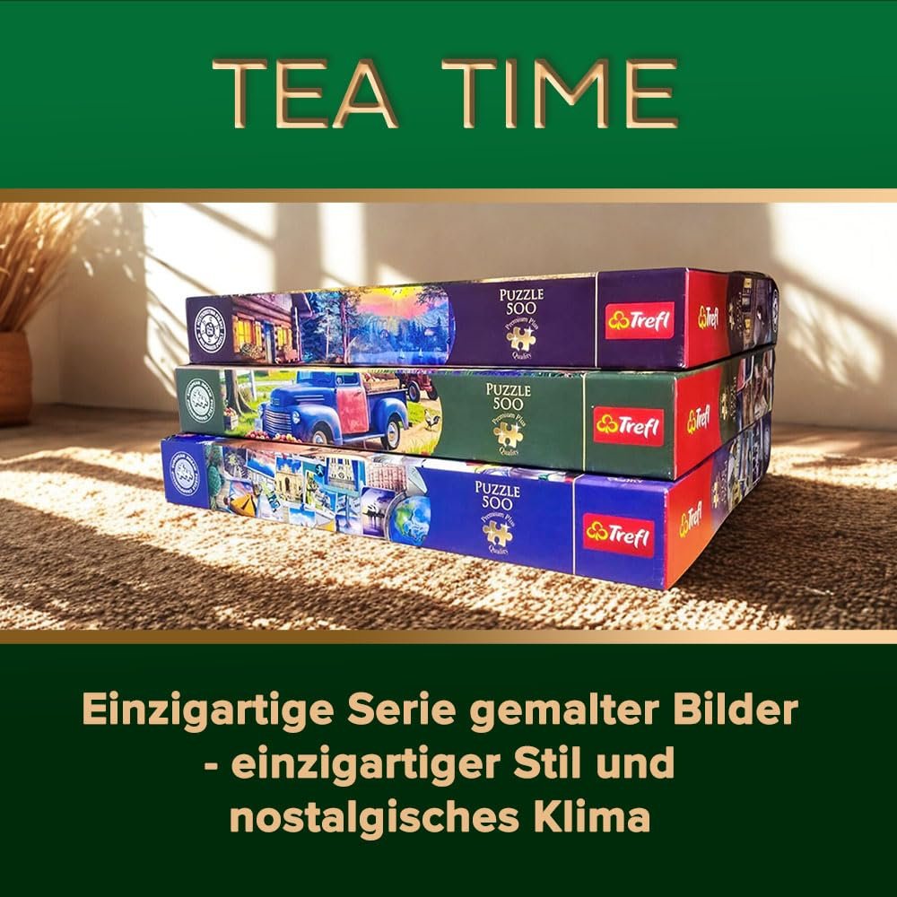 Пазл Trefl Premium Plus Quality Tea Time View of the Manhattan Bridge 500 елементів, фото №4