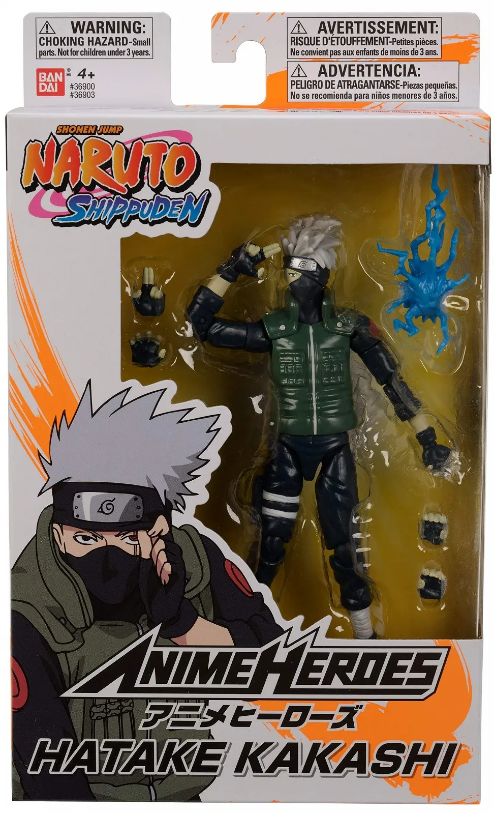 Фигурка Bandai Anime Heroes Naruto Shippuden 36903 Kakashi Hatake 17 см, фото №2
