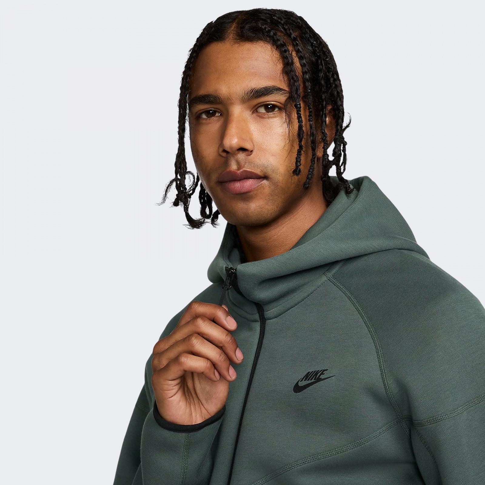 Свитшот Nike Sportswear Tech Fleece Windrunner Зеленый S, фото №4