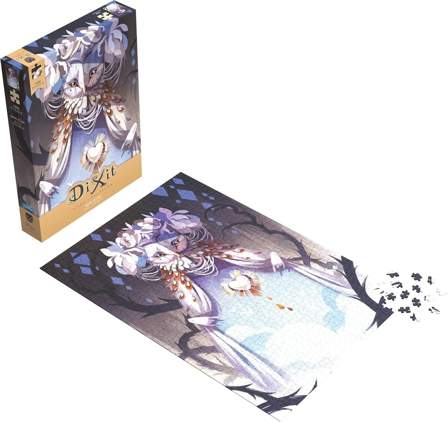 Пазл Libellud Dixit Puzzle Collection Queen of Owls 1000 елементів 48 x 68 см, фото №8