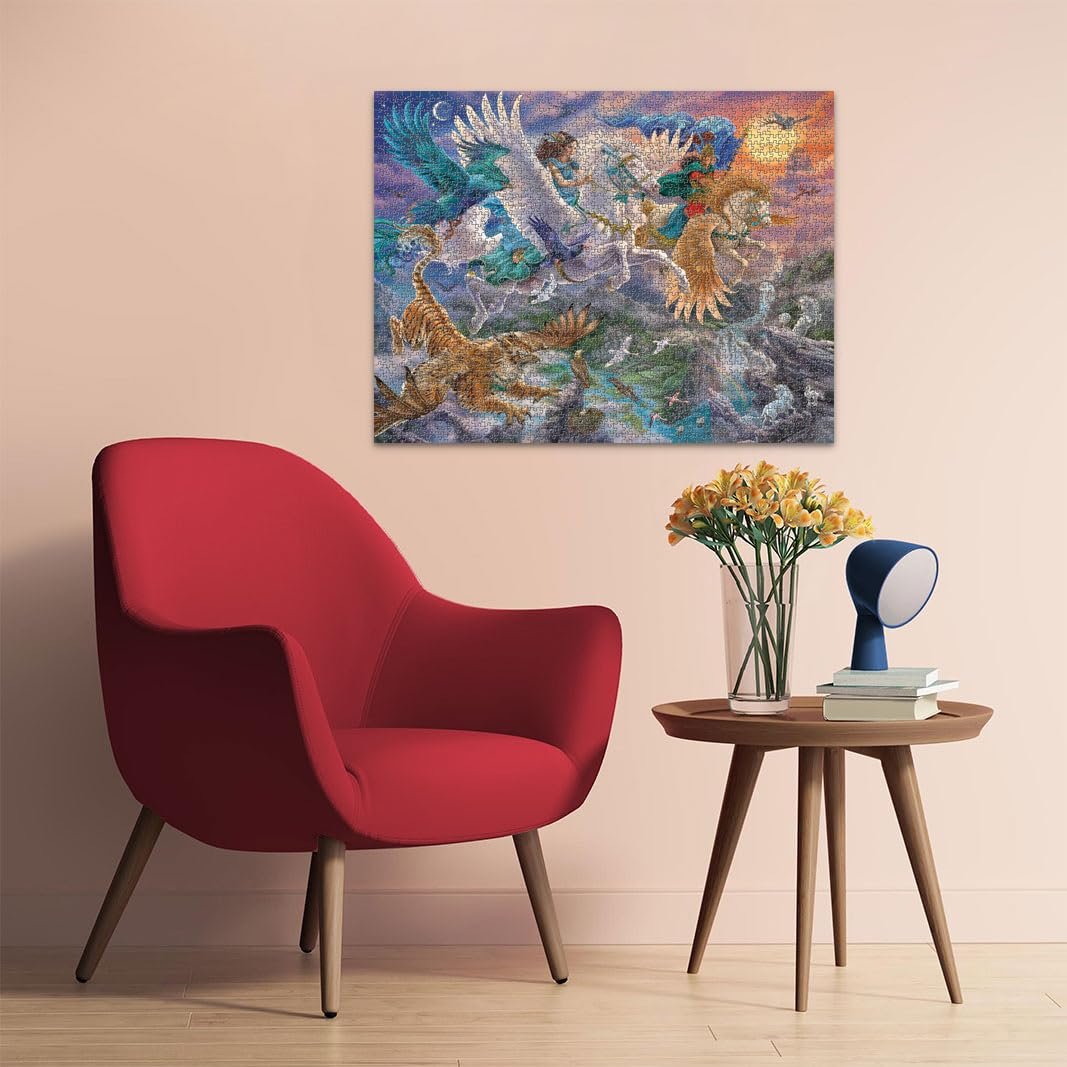 Пазл Ravensburger On the Pegasus through the Skies 2000 деталей, фото №5 Пазл Ravensburger On the Pegasus through the Skies 2000 деталей, фото №5