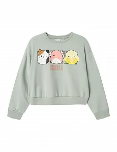 NAME IT Nkfmomira Squish RLX Short Sweat Unb Bfu для девочек - Фото 1