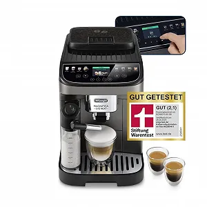 Купити Кавомашина автоматична De'Longhi Magnifica Evo Next ECAM312.80.TB 13 напоїв (Капучино, Еспресо, Латте Мак’ято), кольоровий TFT-дисплей 2,4 дюйма, система LatteCrema, функція приготування 2 чашок - Фото 1 Кавомашина автоматична De'Longhi Magnifica Evo Next ECAM312.80.TB 13 напоїв (Капучино, Еспресо, Латте Мак’ято), кольоровий TFT-дисплей 2,4 дюйма, система LatteCrema, функція приготування 2 чашок - Фото 1