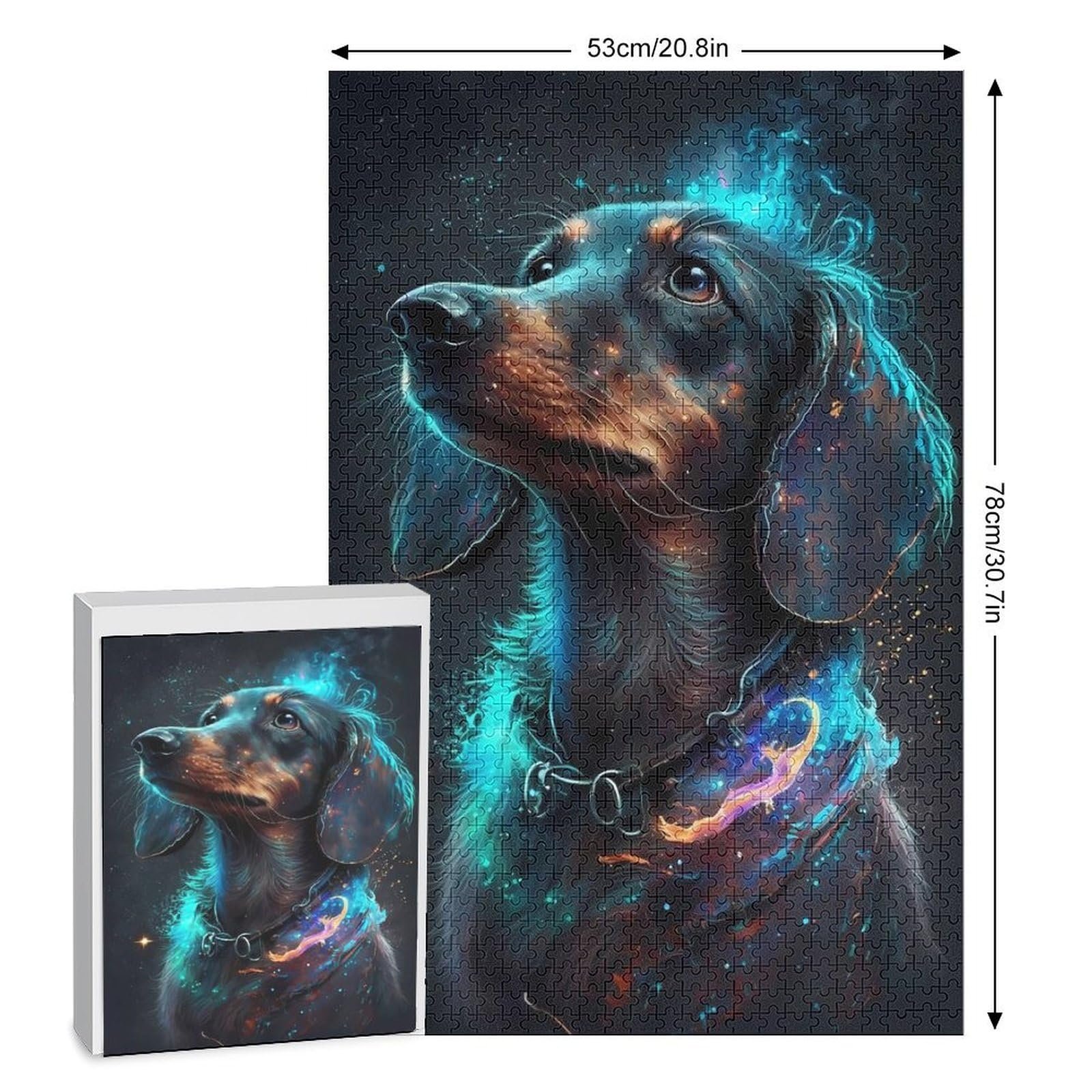 Деревянный пазл Dachshund Dog 1000 деталей 78 x 53 см, фото №2 Деревянный пазл Dachshund Dog 1000 деталей 78 x 53 см, фото №2