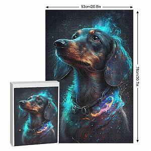 Деревянный пазл Dachshund Dog 1000 деталей 78 x 53 см synthetic.ua - Фото 1