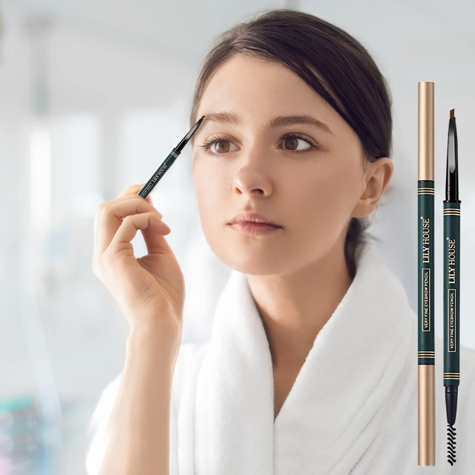 Олівець Augenbrauenstift Double Ended Precision Brow coffee, фото №7