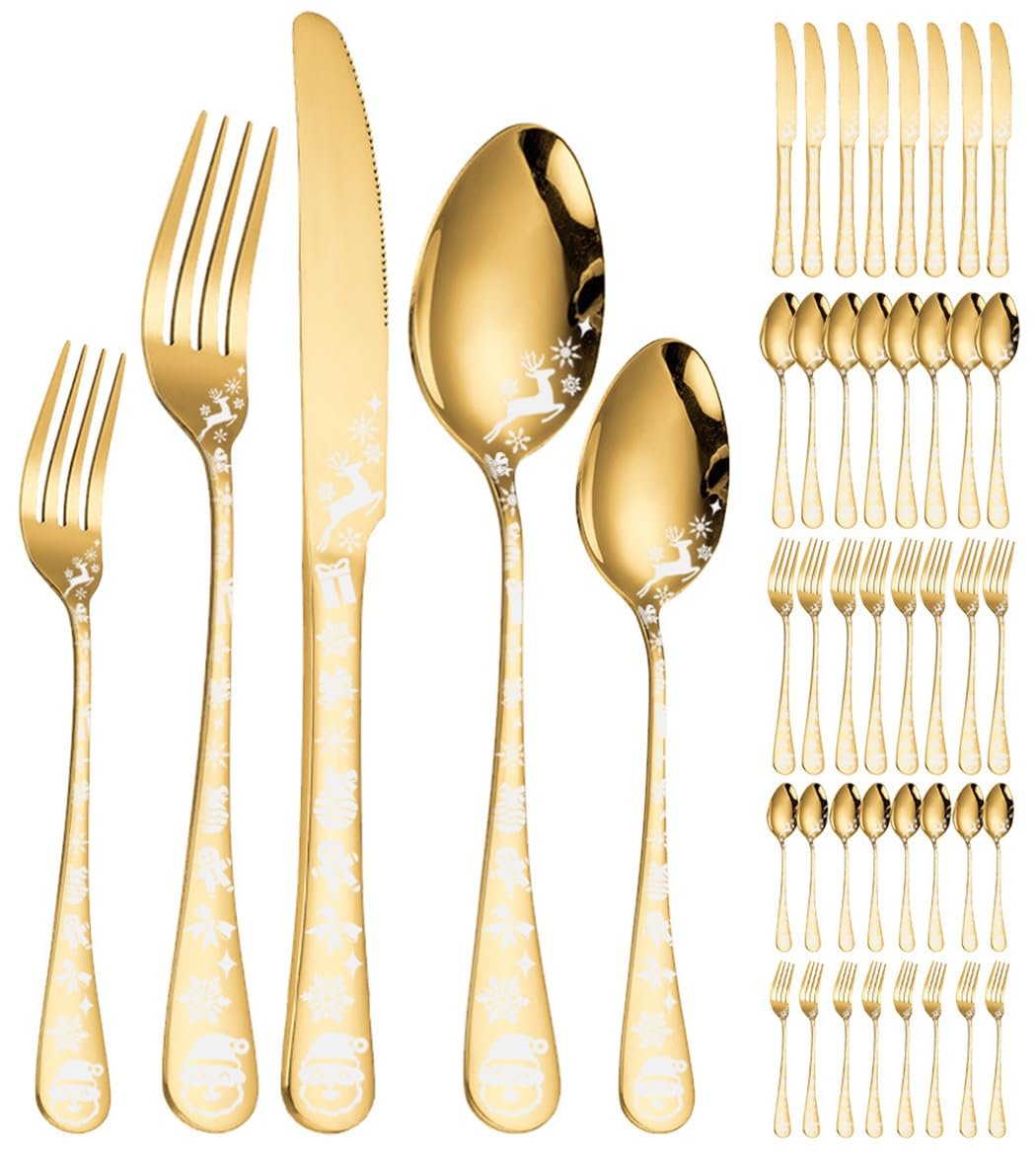 Набор столовых приборов XIAOYU на 40 предметов для 8 персон, из нержавеющей стали, фото №1 Набор столовых приборов XIAOYU на 40 предметов для 8 персон, из нержавеющей стали, фото №1