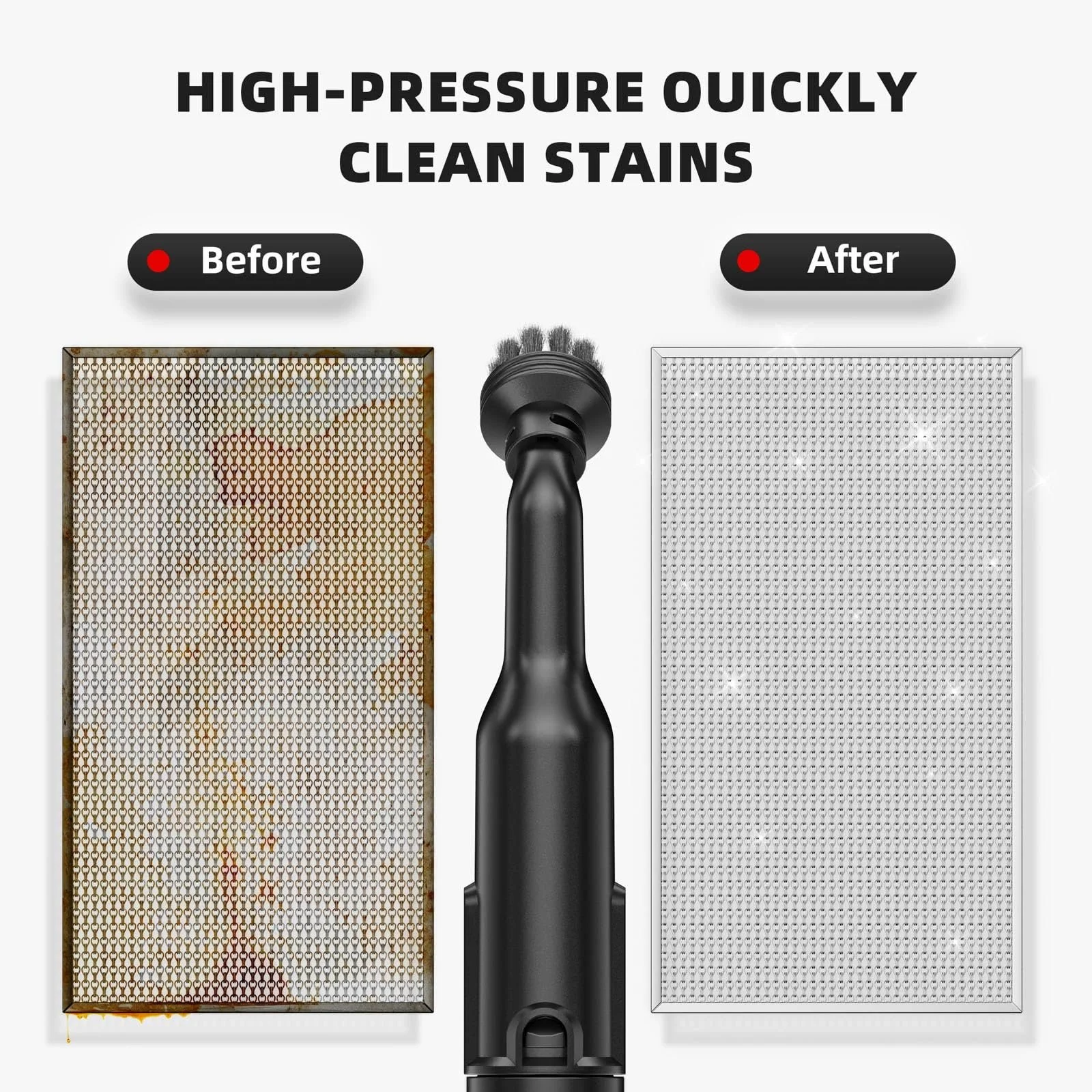 Пароочисник ручний 1050 W 350 ml з 10 аксесуарами, фото №5 Пароочисник ручний 1050 W 350 ml з 10 аксесуарами, фото №5