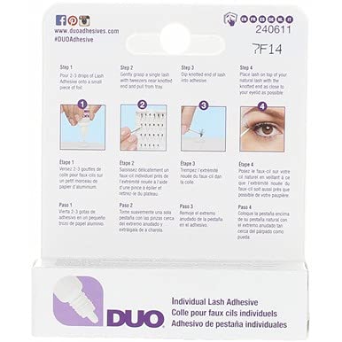 Клей Duo Individual Lash Adhesive Прозрачный 0.25oz, фото №6 Клей Duo Individual Lash Adhesive Прозрачный 0.25oz, фото №6