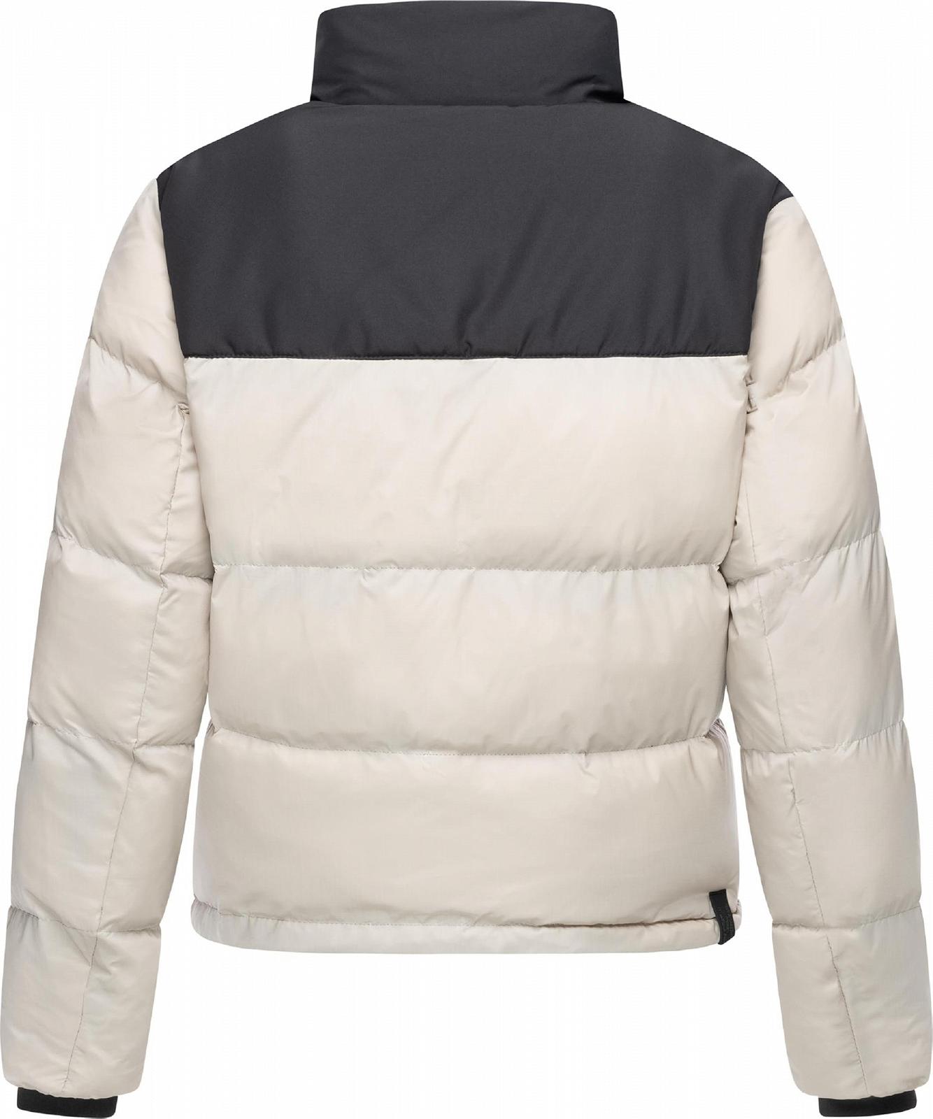 Куртка зимняя Ragwear Serah YOUMODO Женская Короткая Цветная Блокировка Теплая Куртка стеганая с воротником-стойкой, фото №3