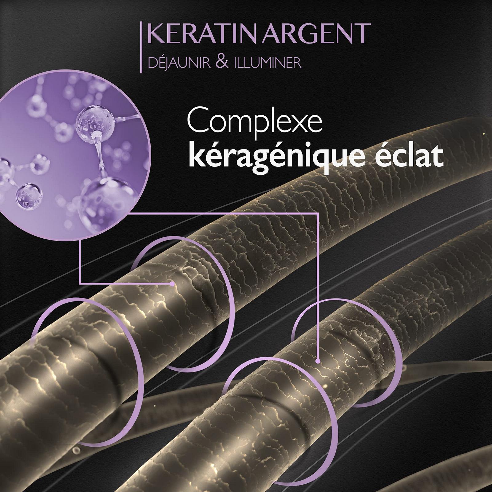 Шампунь ESSENTIEL Keratin Silver, фото №3