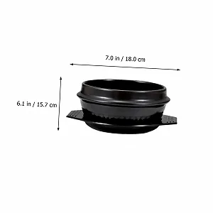 Горшок для запекания керамический с подставкой термостойкий антипригарный synthetic.ua - Фото 1