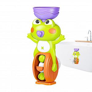 Интерактивная игрушка для ванны Лягушка с присосками, для дома, бассейна и путешествий - Фото 1