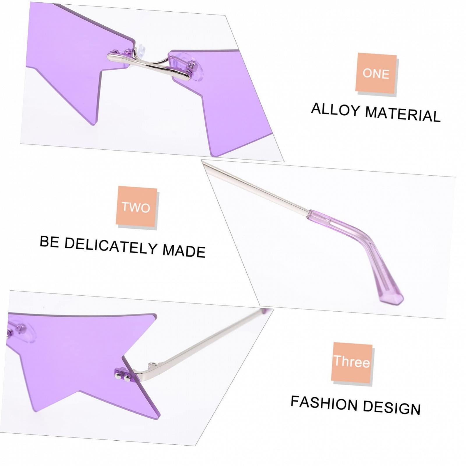 Набір сонцезахисних окулярів PACKOVE 5 шт. Модні ретро, фото №4