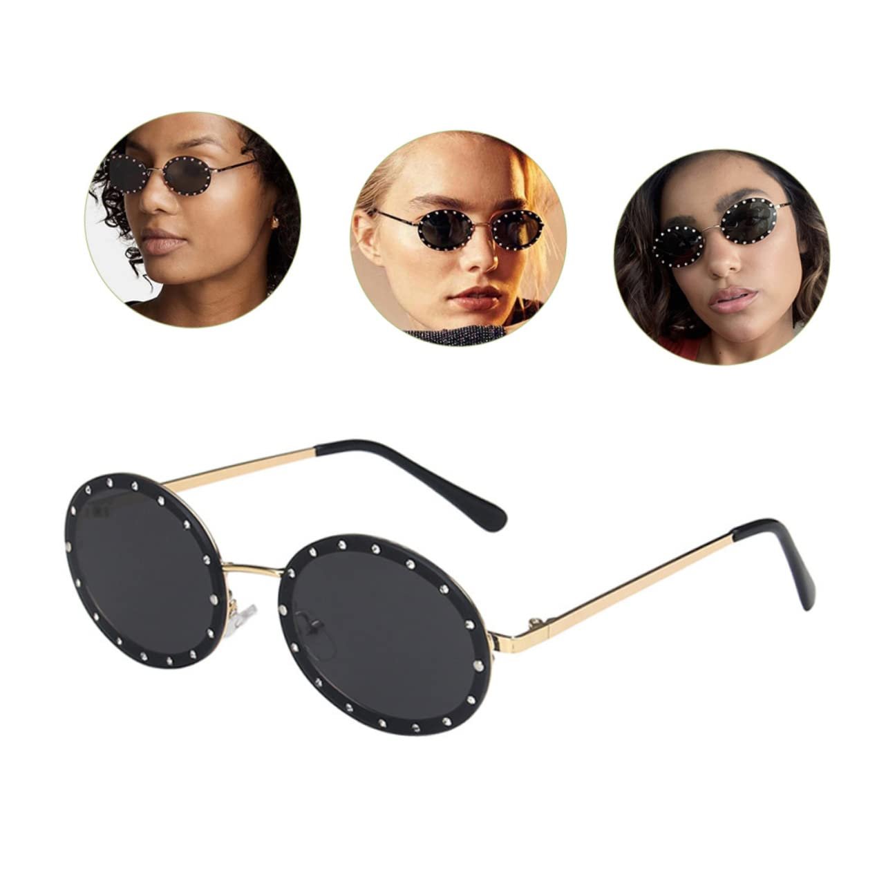 Сонцезахисні окуляри PACKOVE Набір 4 шт. Вінтажні, фото №6