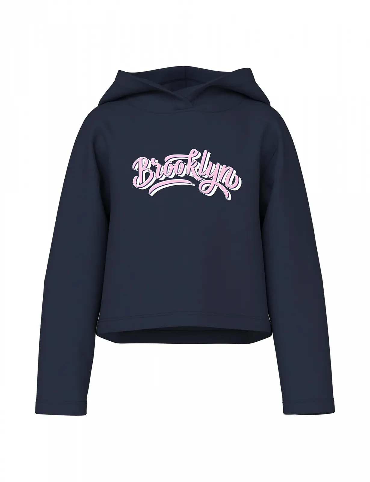 Світшот NAME IT Nkfviala LS Short RLX Sweat Wh Bru, фото №1