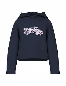 Кофта NAME IT Nkfviala LS Short RLX Sweat Wh Bru - Фото 1