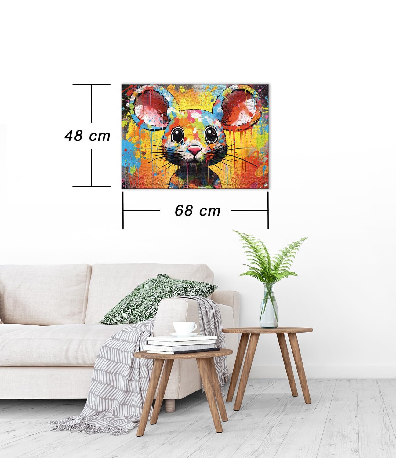 Пазл Ulmer Puzzleschmiede Miss Mouse 1000 элементов Германия, фото №3 Пазл Ulmer Puzzleschmiede Miss Mouse 1000 элементов Германия, фото №3