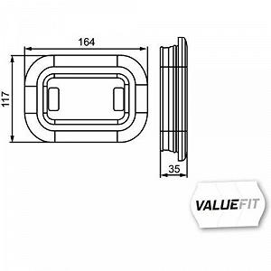Задний фонарь HELLA VALUEFIT 2SB 357 025-001 левый, правый synthetic.ua - Фото 1
