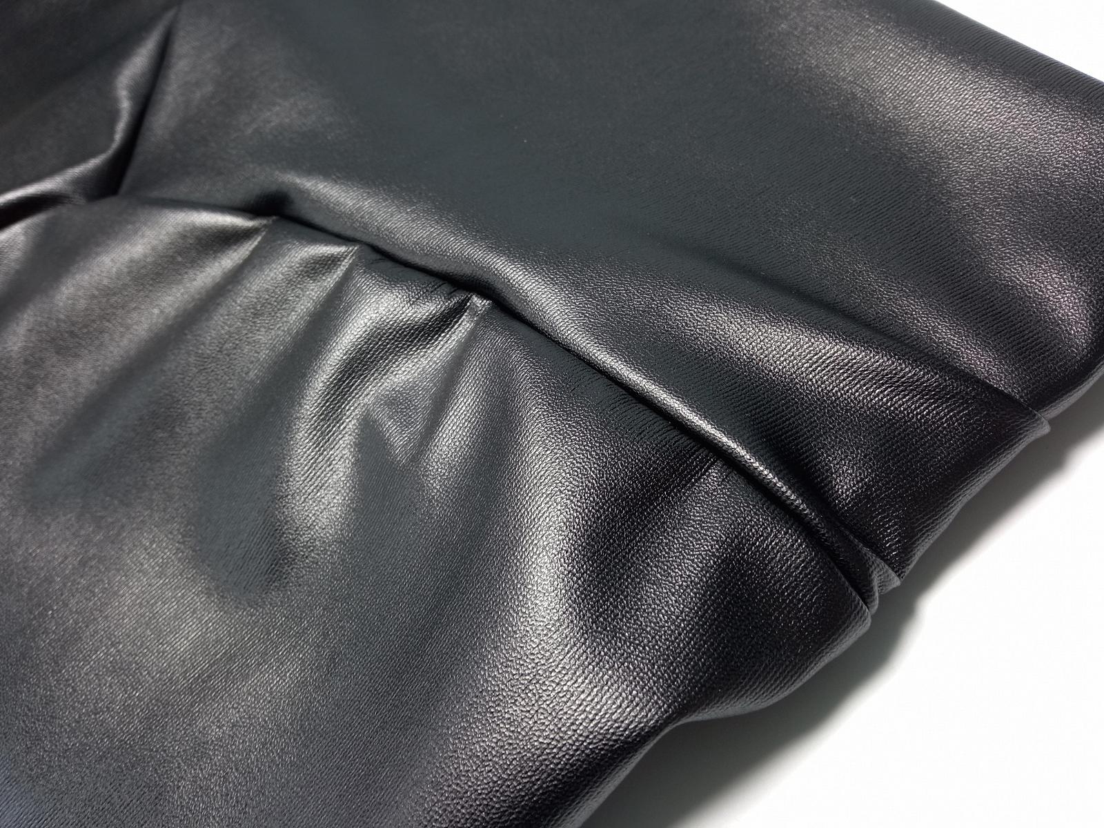 Лосины из эко-кожи утепленные велюром высокая посадка цвет Черный размер L 2701224203, фото №6 Лосины из эко-кожи утепленные велюром высокая посадка цвет Черный размер L 2701224203, фото №6