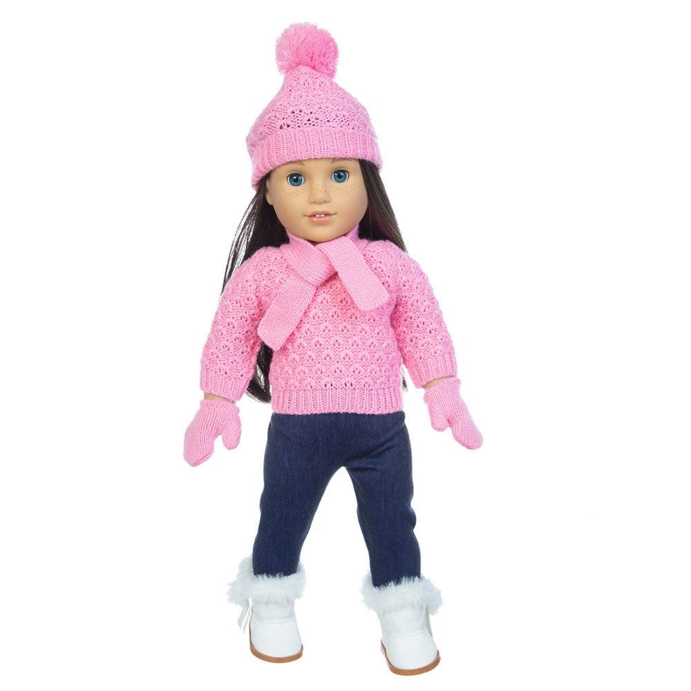 Одяг для ляльки GIVBRO Зимовий Лижний Комплект Шестичастинний, фото №5 Одяг для ляльки GIVBRO Зимовий Лижний Комплект Шестичастинний, фото №5