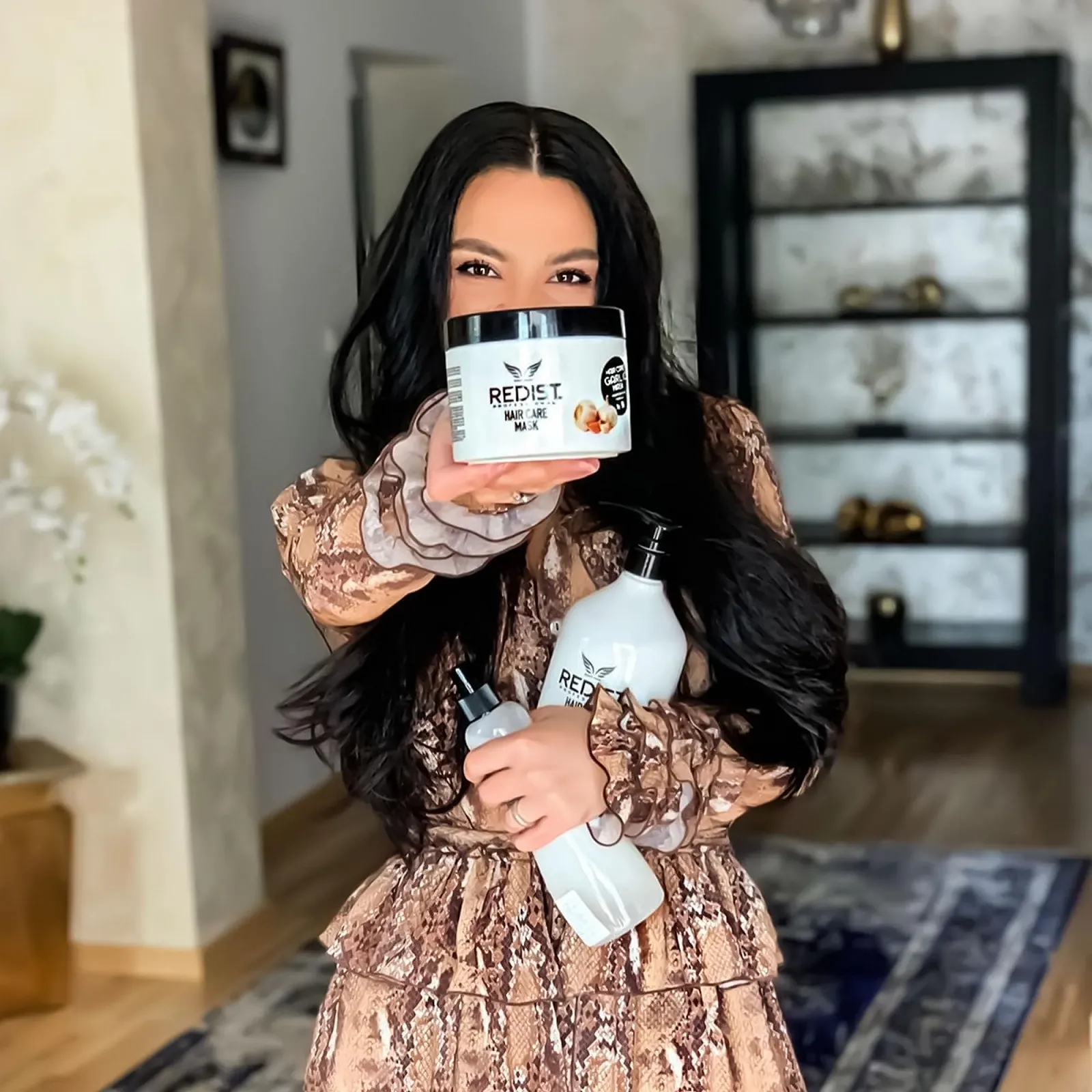 Маска для волос Redist Garlic 500 мл С чесноком, фото №8