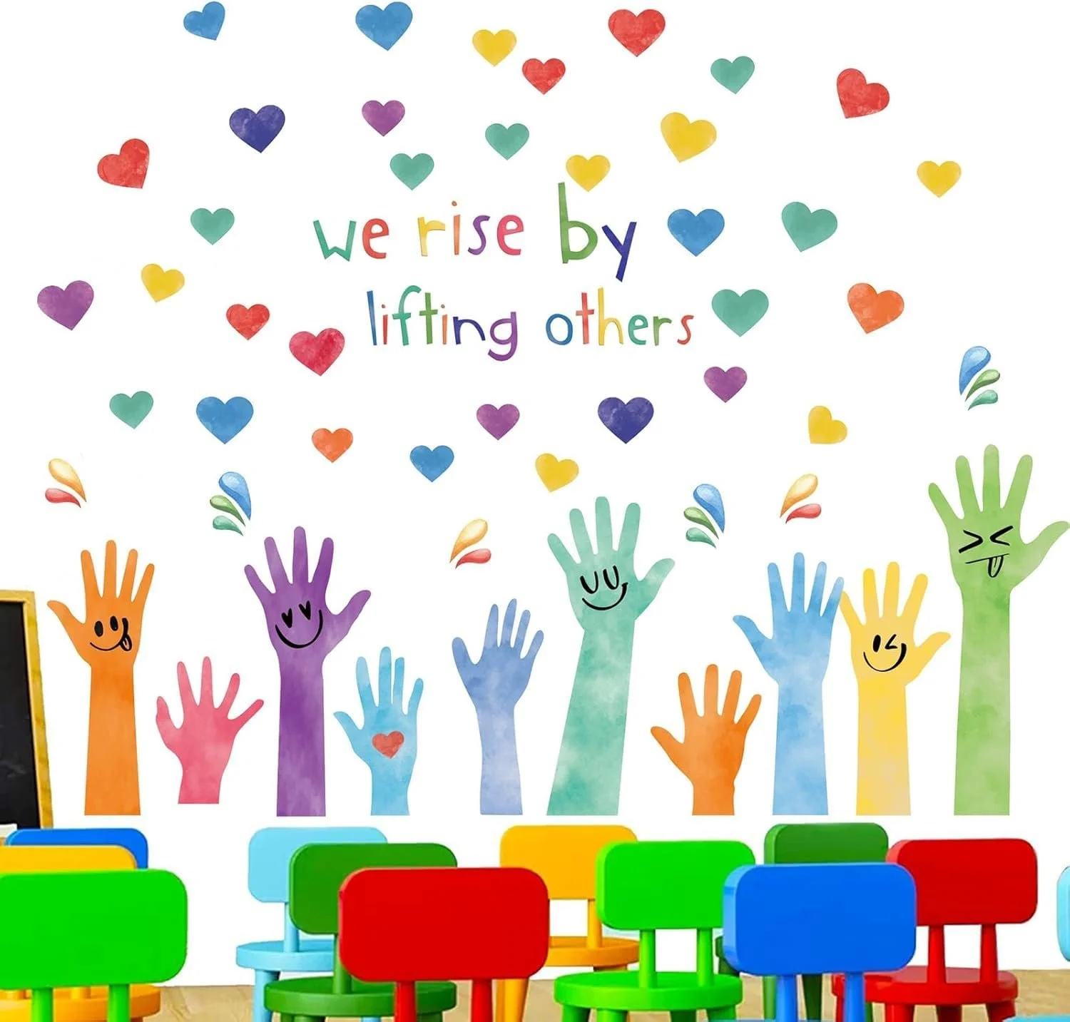 Наклейка на стіну TOARTI Quotes Motivation We Rise by Lifting Others, фото №6