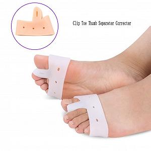 Разделитель для пальцев ног CAZARU, корректор Hallux Valgus, ортодонтические клипсы synthetic.ua - Фото 1