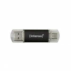 USB-флеш-накопичувач Intenso Twist Line 512 ГБ Dual USB 3.2 Gen 1x1 USB-C USB-A 70 МБ/с Антрацит - Фото 1
