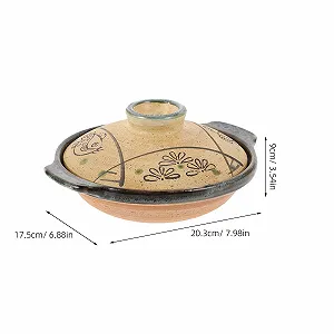 Кастрюля Cabilock Японская Керамическая с ручкой Термостойкая synthetic.ua - Фото 1
