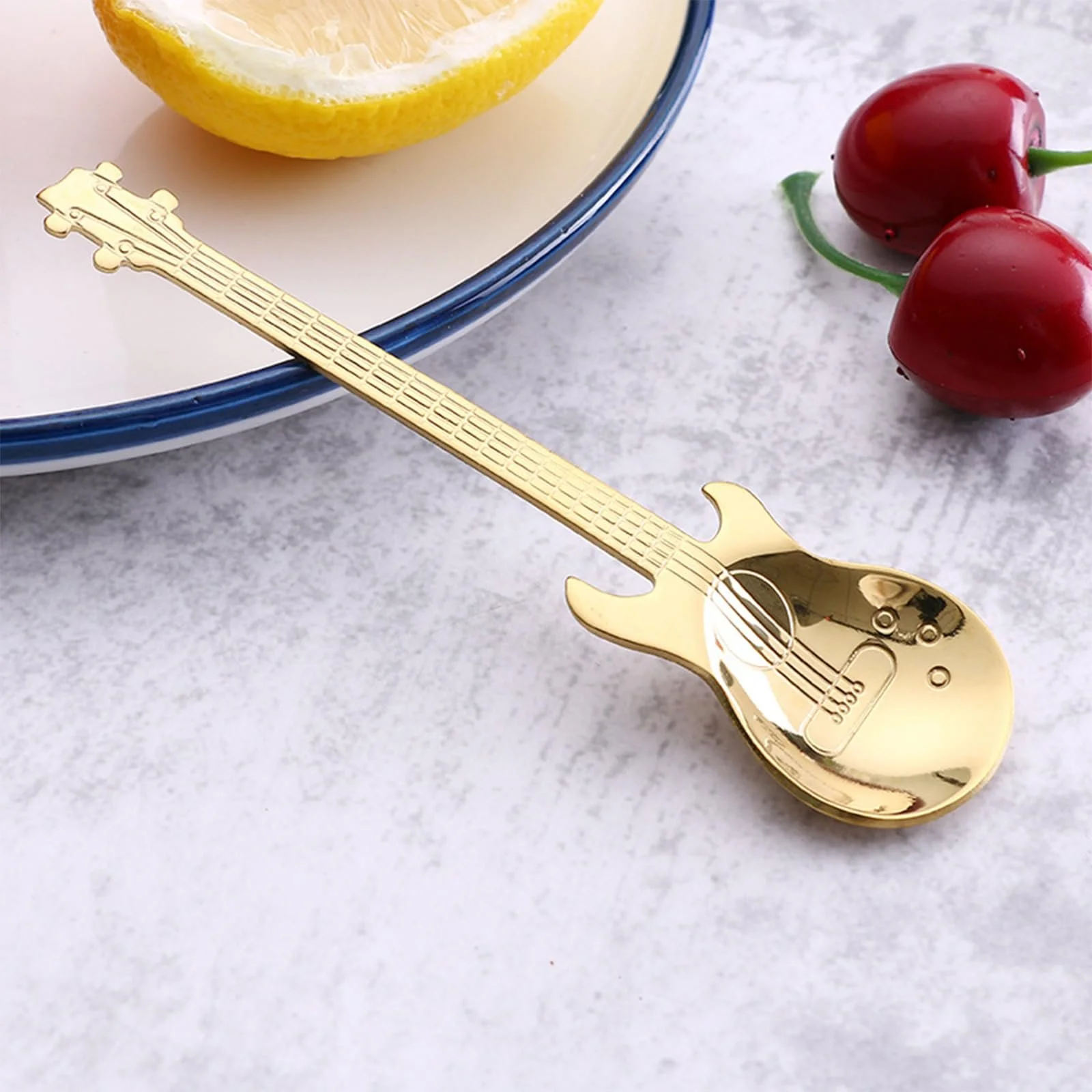 Ложка-гітара Кавова ложка-гітара Музична 8 штук, фото №5