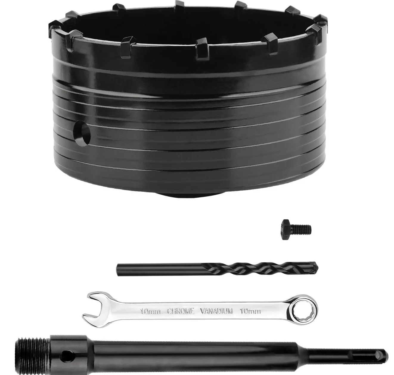 Свердло 102 мм / SDS plus 220 мм / Чорний, фото №3 Свердло 102 мм / SDS plus 220 мм / Чорний, фото №3