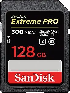 Купить Карта памяти SanDisk Extreme PRO SDHC UHS-II V90 128GB 300 MB/s - Фото 1 Карта памяти SanDisk Extreme PRO SDHC UHS-II V90 128GB 300 MB/s - Фото 1