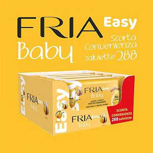 Серветки Fria Easy Baby для зміни підгузків з алое вера та екстрактом меду, зі зволожуючим ефектом для шкіри, 288 штук в упаковці synthetic.ua - Фото 1