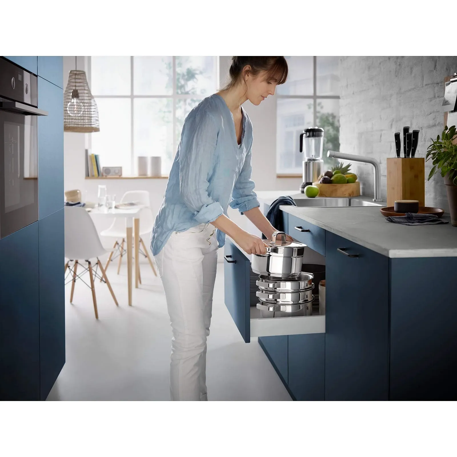 Миска для водяної бані WMF Compact Cuisine з нержавіючої сталі Cromargan 24 см, фото №9