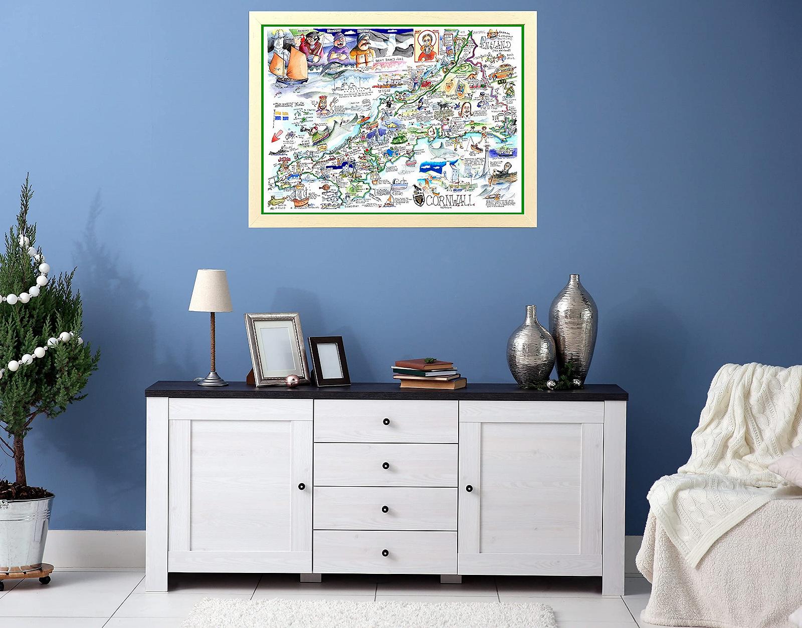 Пазл Tim Bulmer Comic Map of Cornwall 1000 елементів 66 x 50 см Великий, фото №3 Пазл Tim Bulmer Comic Map of Cornwall 1000 елементів 66 x 50 см Великий, фото №3